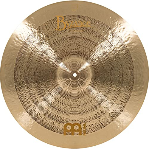 Meinl Cymbals Byzance Jazz Plato Tradition Ride de 22 pulgadas (55,88cm) Platillos de Batería - Bronce B20, Acabado Tradicional (B22TRR)