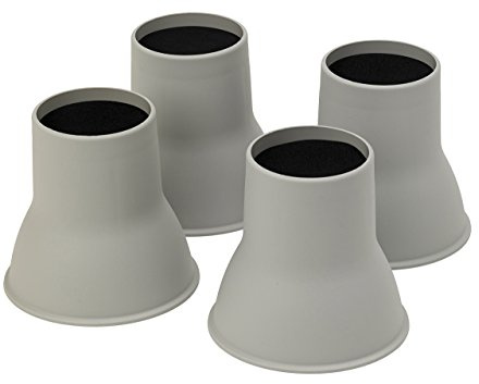 HOMECRAFT Elephants Feet Furniture Raisers, 14 cm, Pack of 4 (Eligible for VAT relief in the UK), Increases Furniture Height, Non-Slip, Fits Wider Furniture Legs, Reduces Strain