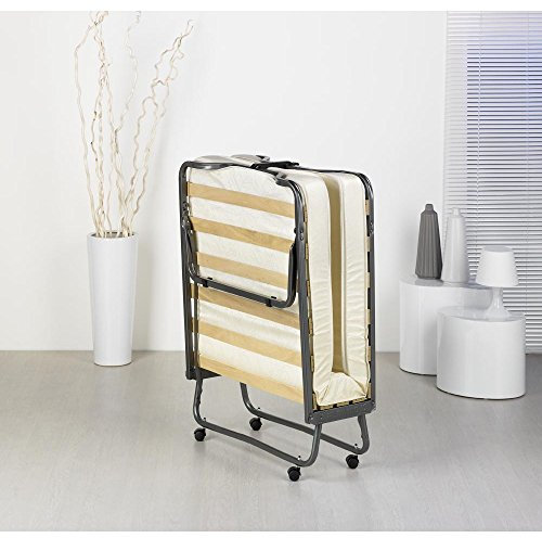 Europrimo Brandina pieghevole con materasso ortopedico e rete a doghe 80x200 cm