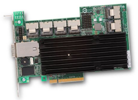 LSI MegaRAID SAS 9280 – 24i4e – RAID controller (SATA, PCI Express x8, Full-Height, 0, 1, 5, 6, 50, 60, 512 MB, DDR2)