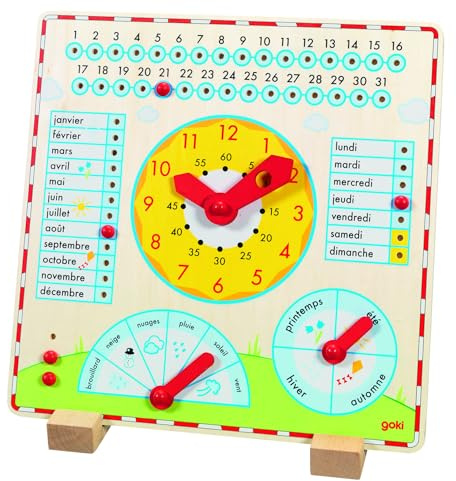 Goki Uhrenkalender in französischer Sprache