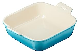 Le Creuset Stoneware Heritage Square Dish, 3 qt. (9), Caribbean
