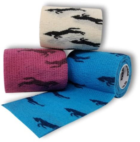 LisaCare® Plaster Bandage, Finger Plaster self-Adhesive - Without Adhesive & Elastic- Wound Bandage, Fixation Bandage -Set of 3-7,5cm x 4,5m