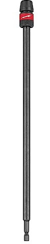 MILWAUKEE ELECTRIC TOOL 48-28-1020 Quik-Lok Universal Drill Bit Extension, 12 in OAL, 1/4 in Hexagonal Shank