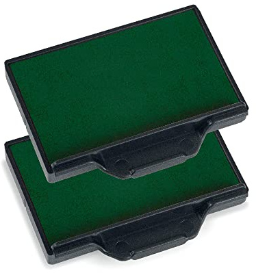 Trodat Ersatzkissen 6/56 für Professional 5204, 5206, 5460, 5460L, 5117, 5558, 5558PL, 55510, 55510PL, 5465 und 5466PL, 2 Stück, grün | 2 Stück, wischfest, kein Verblassen - lichtecht, Abdruck rasch trocknend, dokumentenecht