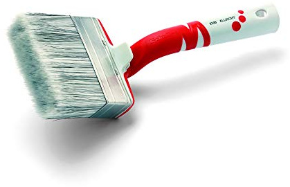Schuller Eh'klar 71202 ALLRIGHT Profi Flächenstreicher 100mm, 2K-Griff, rostfreie Edelstahlzwinge für Teleskopstangen geeignet