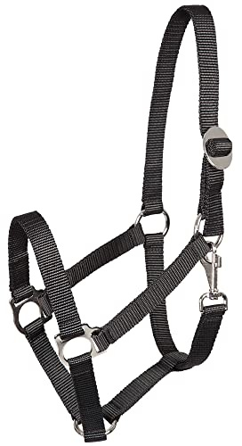 Pfiff 005543 Halfter, Weidehalfter Stallhalfter, Kunststoff Schwarz XFull