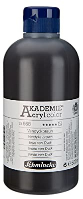 Schmincke AKADEMIE Acryl color Vandyckbraun 500 ml, 23 668 028