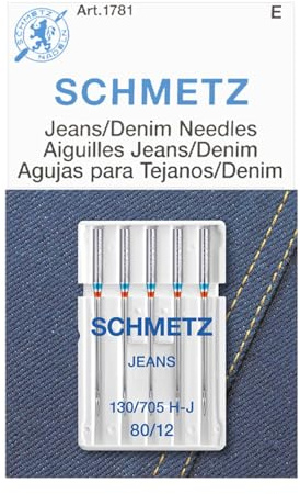 SCHMETZ Jeans Maschine Nadeln 80/12-5er pack