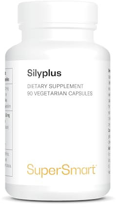 SilyPlus - Silimarina 10x Plus assorbibile dal cardo mariano - Contribuisce alla salute del fegato - Aiuta a la salute dell'apparato digerente - Phytosome® e Siliphos™ brevettati - Vegano - Supersmart