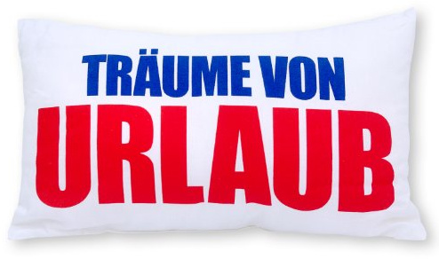 Sheepworld 42459 Kissen Träume Von Urlaub