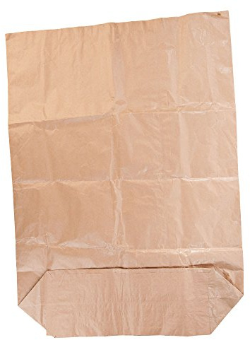 NATUREStar Bio Papiermüllsäcke, 120 Liter, 2-lagig, 950 x 700 x 220 mm, 100 Stück, braune Papiersäcke, Müllbeutel, Papiertüten für Biomüll, Biomüllbeutel, Biomülltüten
