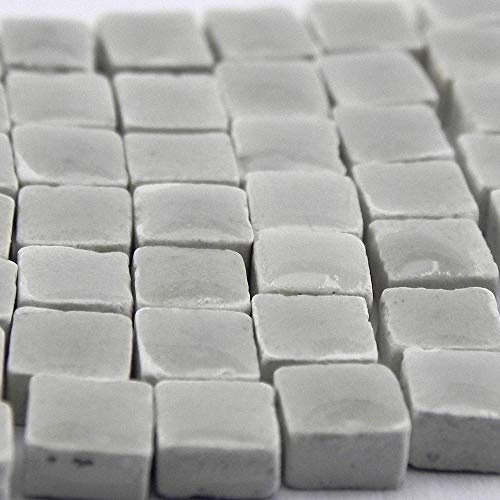 Mini Mosaïque (5x5x3mm), 250 tesselles, Gris argent, WE01