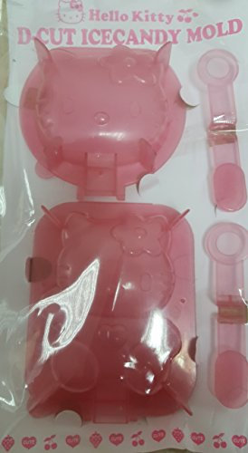 Hello Kitty D de Cut Hielo Forma Ice Candy Mold lollip opeis 2 Unidades de Original Sanrio