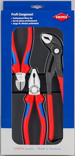 KNIPEX Bestseller-Paket 1 x 03 02 180, 1 x 70 02 160, 1 x 87 01 250 auf SB-Karte, 00 20 09 V01