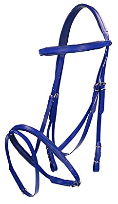 Horka Bride en nylon synthétique PVC avec sangles et rêne en caoutchouc