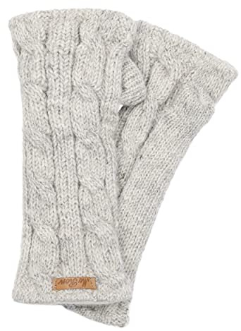 McRon Damen Gestrickte Pulswärmer Modell Emily