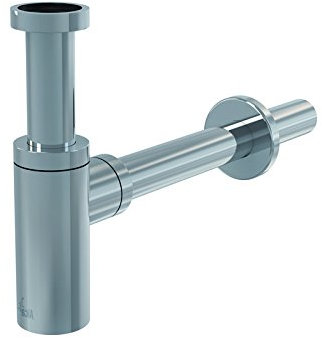 Alcaplast Diseño Sifón / Trampa para Lavabo Metal Cromado