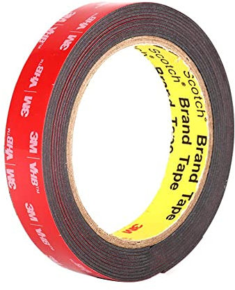 3M VHB 5952 Ruban adhésif double face extra solide, ruban de montage/fixation imperméable, adhésif double face 3M résistant à l'eau et aux hautes températures, ruban de fixation bande LED (20 mm x 4,6