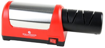 Rockingham Forge Electric Knife Sharpener with Diamond & Ceramic Wheels - Coarse & Fine Universal Knife Sharpening Tool – Quick & Easy Use
