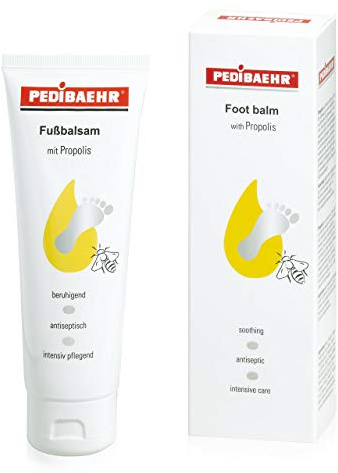 Pedibaehr FuÃŸbalsam, FuÃŸcreme mit Propolis Fusspflege für jeden Hauttyp, PediBaehr, 125 ml