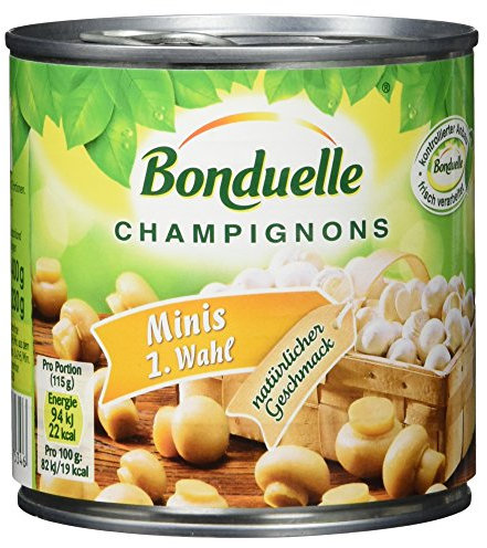 Bonduelle Champignon Minis 1. Wahl, 400g, Abtropfgewicht 230g