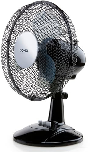 Domo tavolo, ventola, ventola, ventola Ø 23 cm 2 livelli, con maniglia, Colore Nero, DO8138