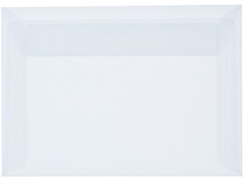 Paper24 25 Briefumschläge C6 Transparent mit Haftstreifen