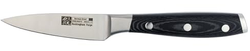 Rockingham Forge 9100 Series Couteau d'office Lame en Acier Inoxydable, poignée en Micarta, 8,9 cm