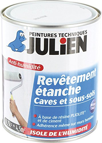 Julien Peinture Anti-Condensation Anti-Humidité et Étanchéité Mat Blanc 0,75 L