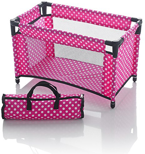 Molly Dolly Baby Doll Cot - Bed For Dolls Upto 45cm (18)