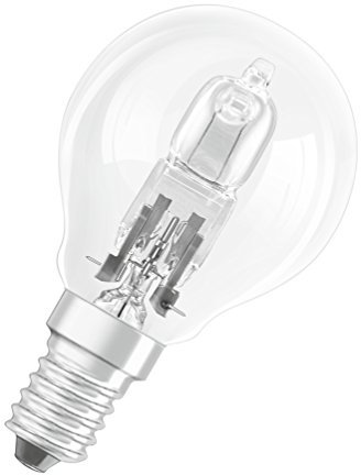 Osram Classic P Halogen-Lampe, E14-Sockel, dimmbar, 46 Watt - Ersatz für 60 Watt, Warmweiß - 2700K, 2er-Pack