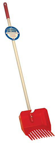 LITTLE GIANT Pet Poop Scooper - Pet Lodge - Easy Scoop Pooper Scooper with Wooden Handle (Item No. ES1)