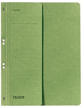 oesenhefter, A4, Heftung (Art) Behördenheftung, Abheftvorrichtung, grün