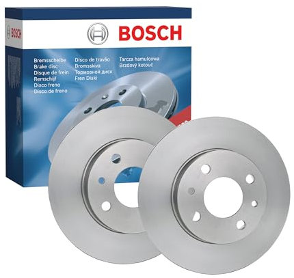Bosch BD282 Discos de freno, certificación ECE-R90, 1 juego de 2 discos