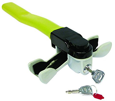 CARPOINT 0510003 Bloqueo de volante amarillo negro