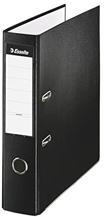 Esselte 829768 - Black Arch Folder Foolscap Size, Spin: 75mm