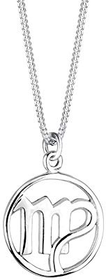 Elli Damen-Kette mit Anhänger Sternzeichen - 925 Sterling Silber