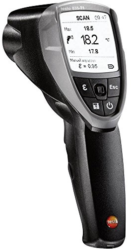 835-T1 Infrarot-Thermometer 50:1, bis +600°C, Celsius