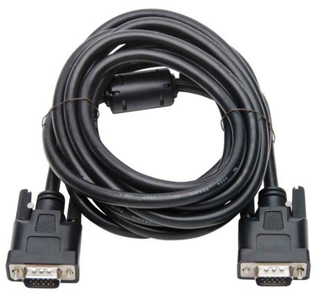 REV Ritter VGA Kabel (2X HD 15 Stecker, 3m) schwarz