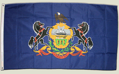 Digni drapeau USA US Pennsylvania 90 x 150 cm