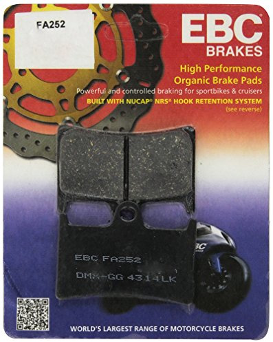 EBC Brakes FA252 Disc Brake Pad Set, Black