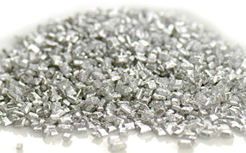 Glimmer Zucker silber 1,0kg