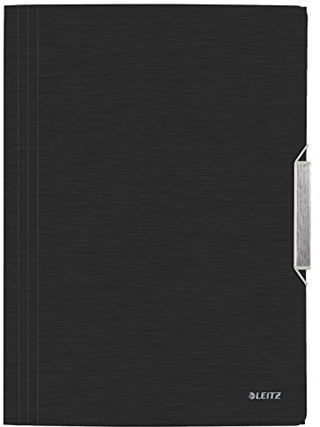Leitz 39770094 Eckspannermappe Style, A4, PP, satin schwarz