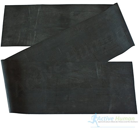 Theraband Gymnastikband für Fitnessübungen / Physiotherapie, B0104FSEIA, Black (Special Heavy), 1,5 m
