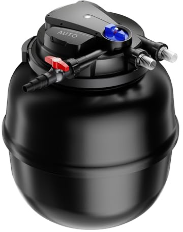 SunSun CPA-50000 Druckteichfilter 13.000 l/h / 55 W UVC Einheit, Teichdruckfilter für Teiche bis 80.000 Liter, Teichklärer, Filteranlage