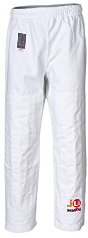 Ju-Sports Judohose 180 Brasilia Weiß I Massive Judohose mit Gummubund & zusätzlicher Schnürung I 100% Baumwolle I Auch für Sportarten wie Karate & MMA UVM.