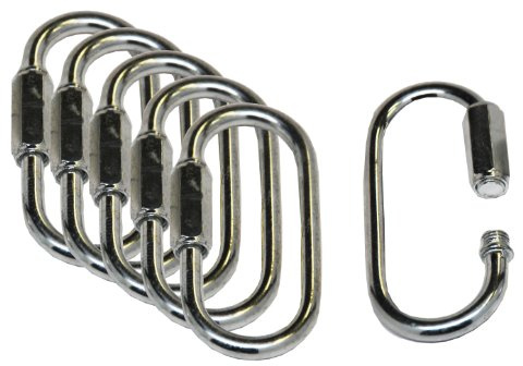 Playkids Swing Set Quicl Link Spring Clip, Snap Hook, Swing Set Hardware Porch Parachute Clip Play Set Jungle Gym Ny-Glide Connector Playground in Backyard (3-Pair)