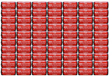 SureFire CR123A 3V Lithium Battery - 72 Pack SF123A Batteries