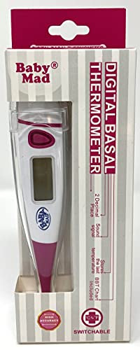 BabyMad Digital Basal Body Temperature Ovulation Test Thermometer + BBT Chart